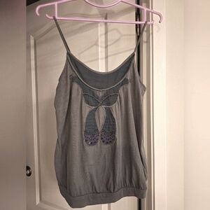 silence + noise cotton camisole cami tank top, size XS, Urban Outfitters